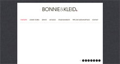 Desktop Screenshot of bonnie-und-kleid.eu