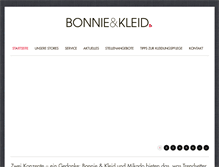 Tablet Screenshot of bonnie-und-kleid.eu